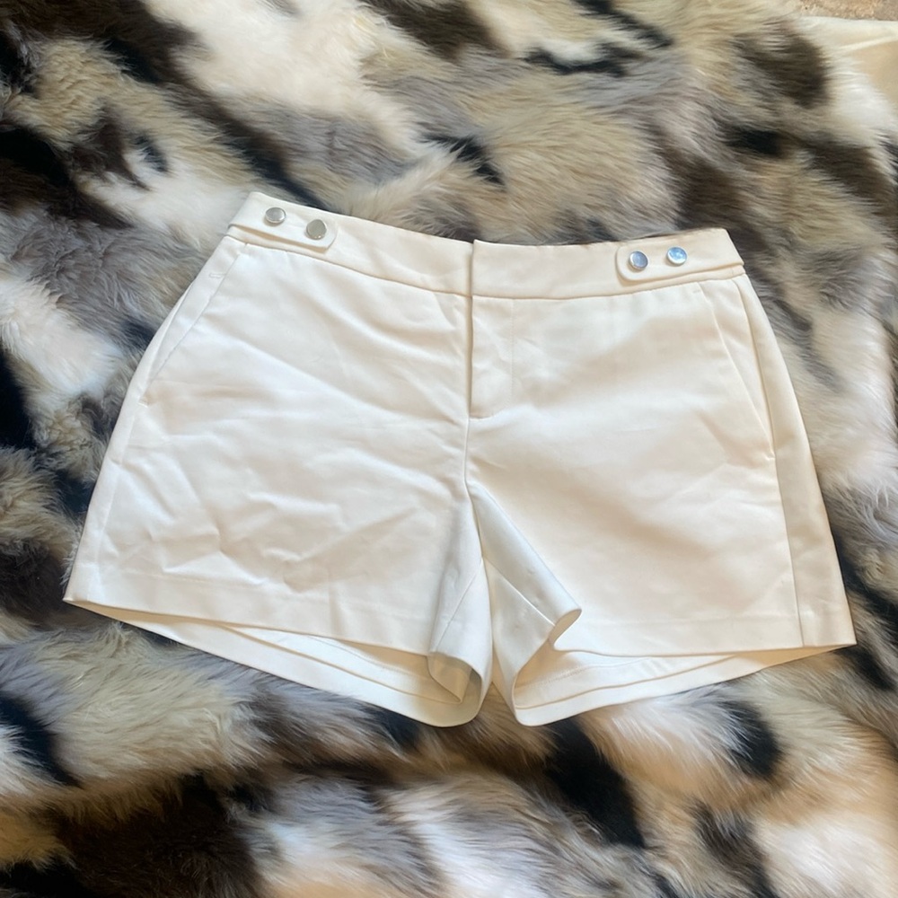 cream shorts